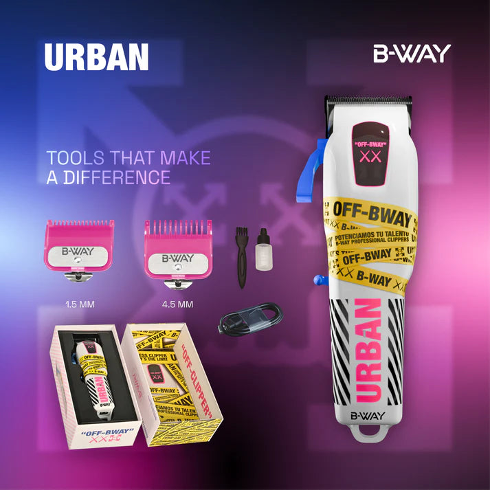 B-Way URBAN Clipper, ONE Trimmer - 2 in 1 Set