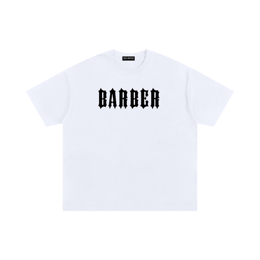 Razor Sharp Barber Tee - White