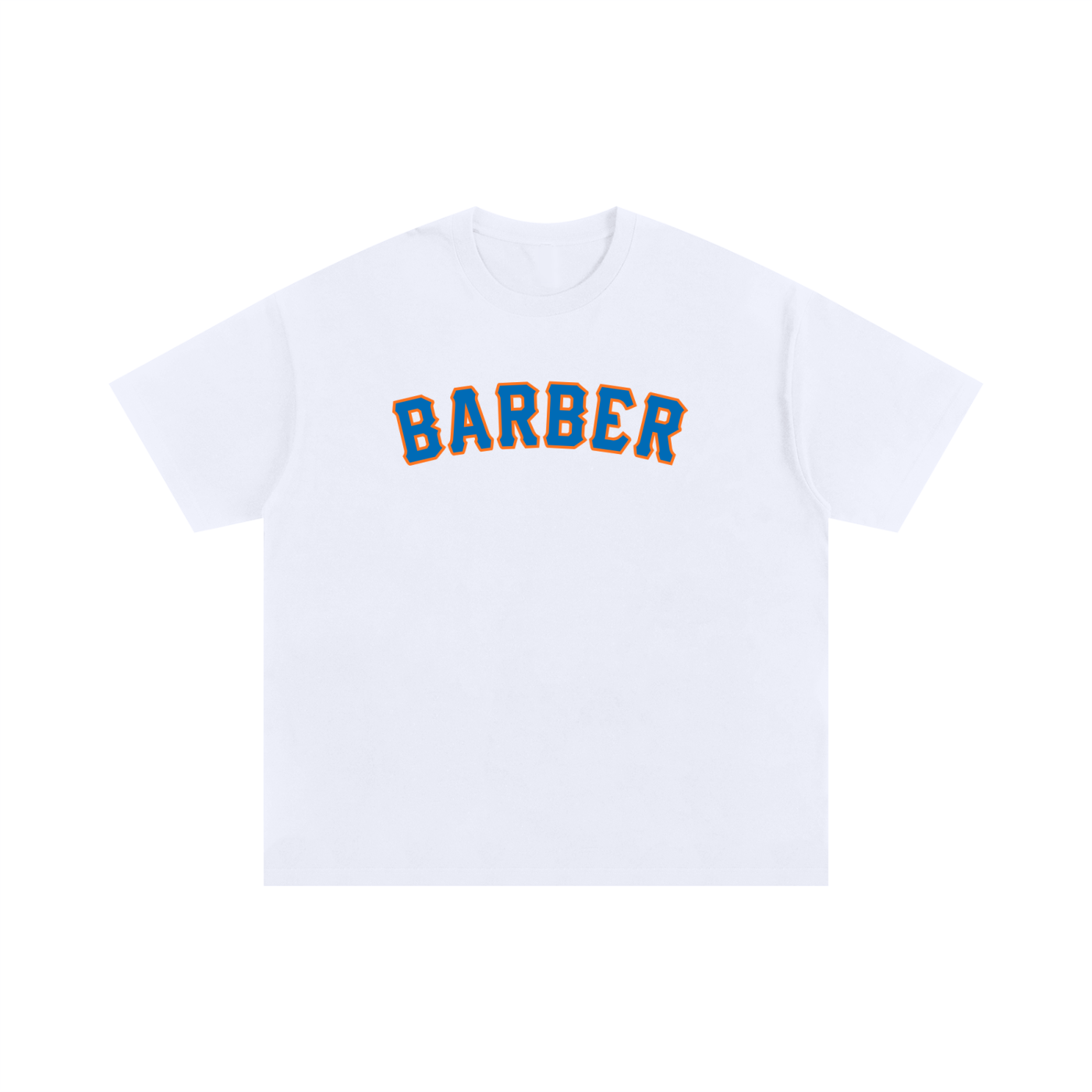 New York Barber Tee - White