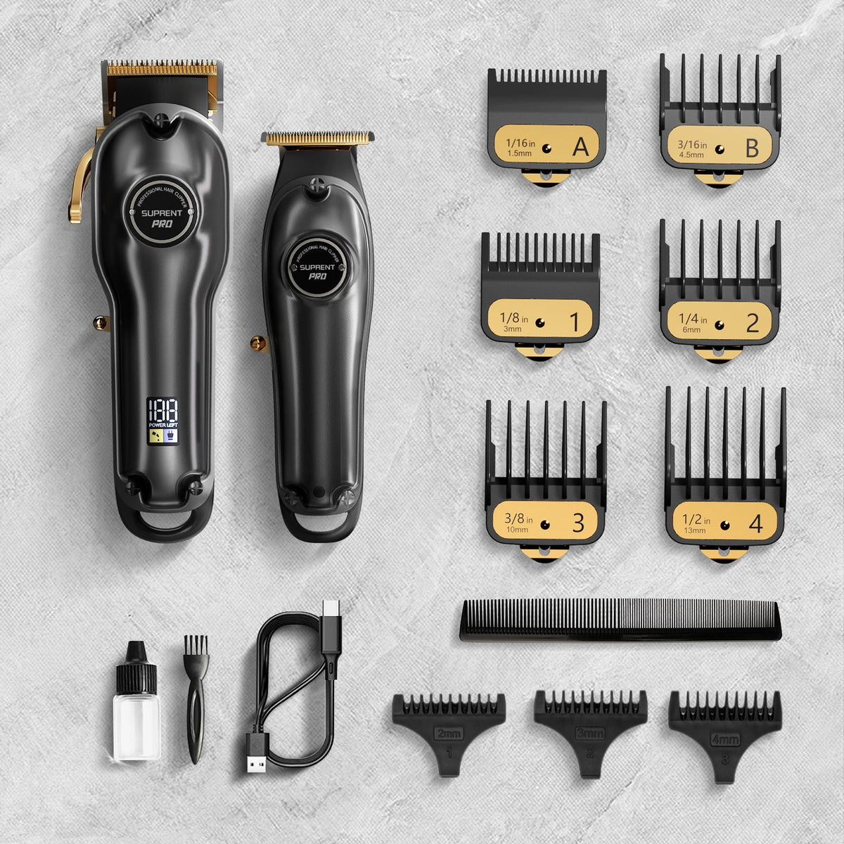 The Black Devil Clipper and Trimmer Set -  HC596BX