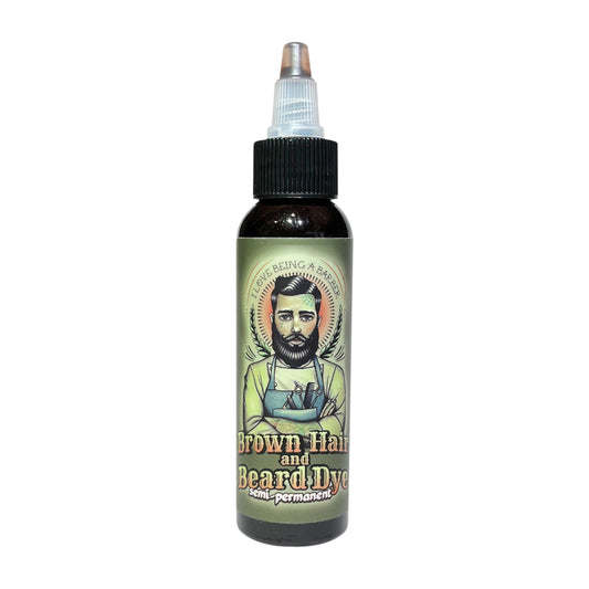 Brown Hair and Beard Dye Enhancement