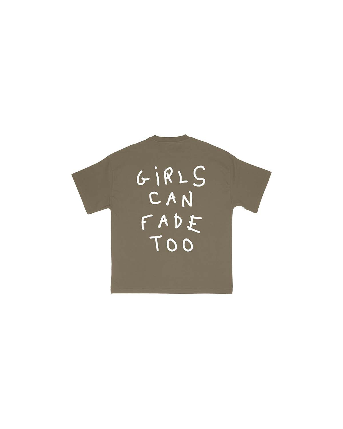 Girls Can Fade Too Tee - Brown