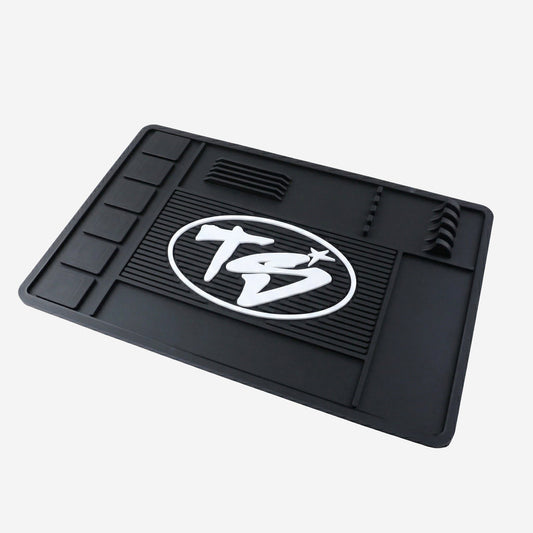 TRUE SOCIETY LOGO Magnetic Barber Mat