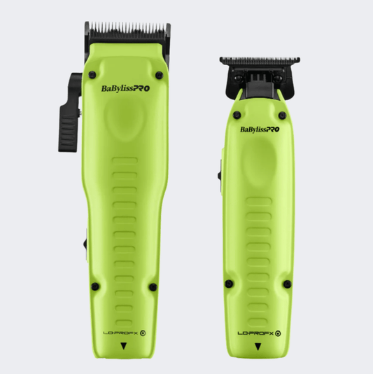BaBylissPRO® FXONE™ Lo-ProFX Limited Edition Neon Matte Clipper, Trimmer and Dryer COMBO