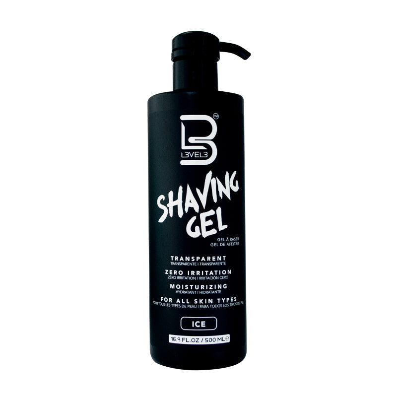 L3VEL3 Transparent Shaving Gel Flame 500ml