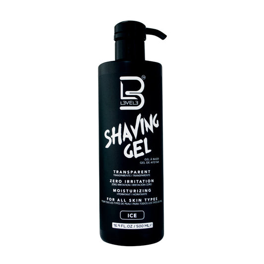 L3VEL3 Transparent Shaving Gel Flame 500ml
